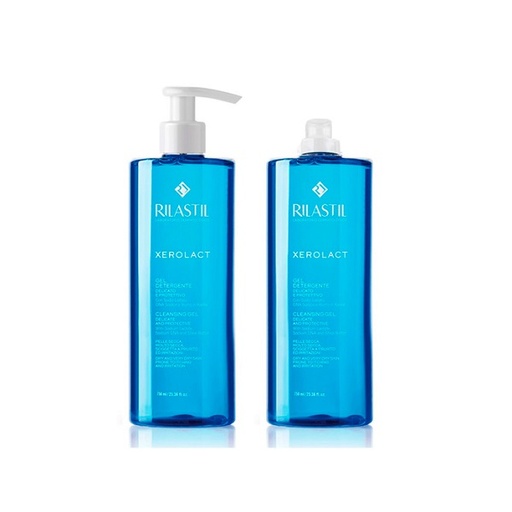 [1301036] Xerolact Gel Limpiador Duplo 2 x 750 Ml. - Rilastil