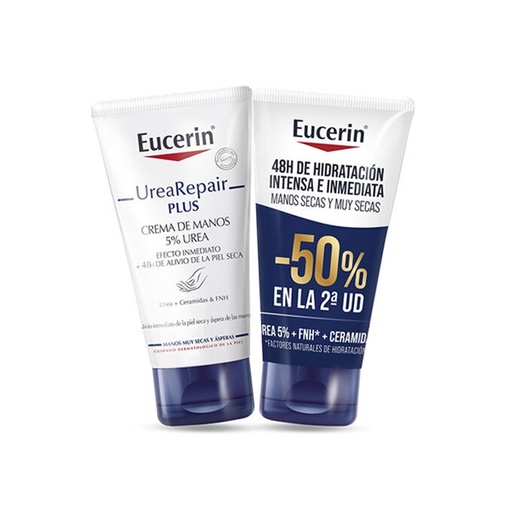 [189123] Crema Duplo Manos 5% Urea 2ª Ud. 50% Dto. - Eucerin