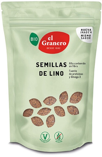 [202077] Semillas De Lino Bio 500 G. - El Granero
