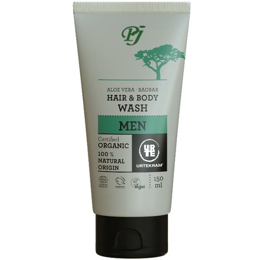 [187799] Champú Gel Aloe Baobab Men 150 Ml. - Urtekram