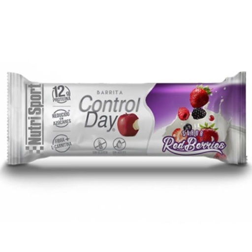 [17696] Barritas Controlday Frutos Rojos - Nutrisport
