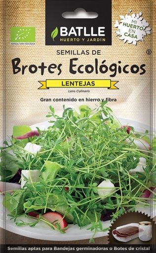 [012005] Semillas Ecológicas De Brotes De Lenteja - Batlle
