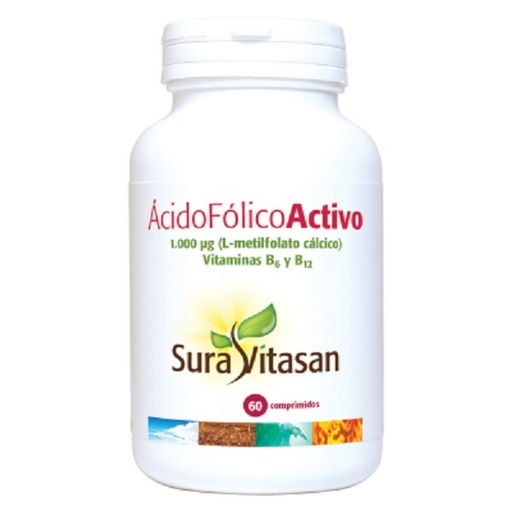 [0504770] Ácido Fólico 60 Comprimidos - Suravitasan