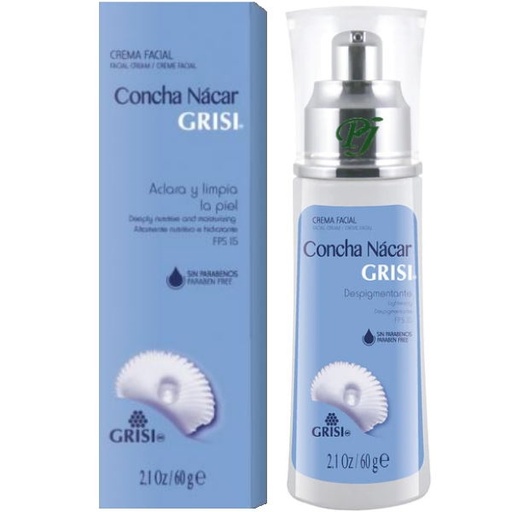 [132037] Crema Concha Nacar Fps 15 Des. 60 G. - Grisi