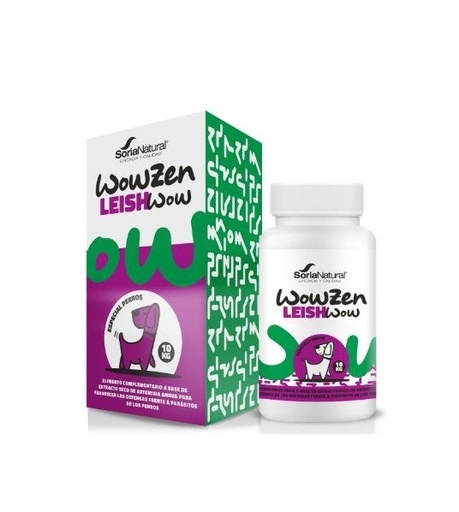 [0504587] Wowzen Leishwow 60 Comprimidos Perros De + De 10 Kg. - Soria Natural