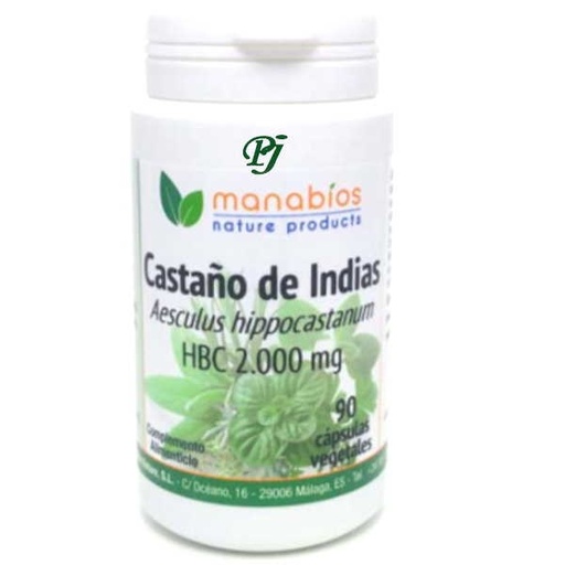 [0504013] Castaño De Indias 90 Cápsulas 2000 Mg. - Manabios