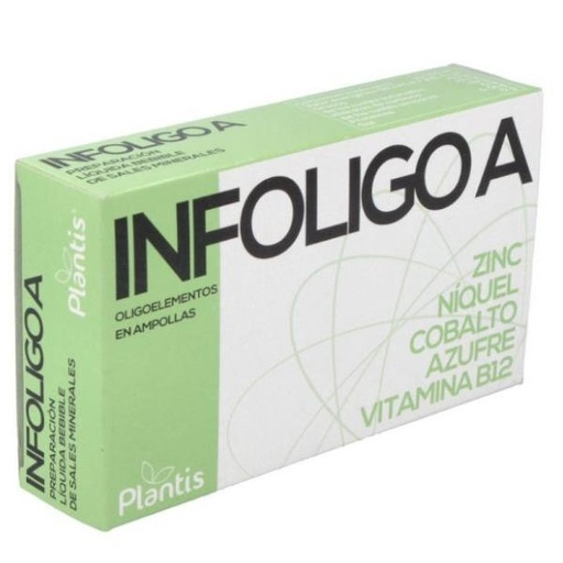[052012] Infoligo A (Zn Ni Co S) 20 Ampollas - Artesanía Agrícola