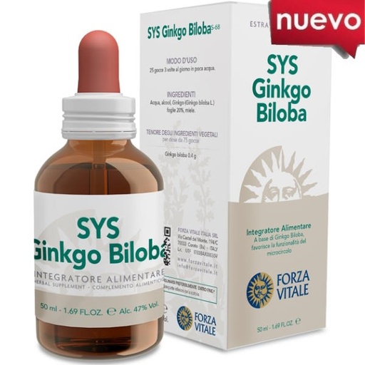[0504711] Sys Ginkgo Biloba 50Ml. Forza Vitale