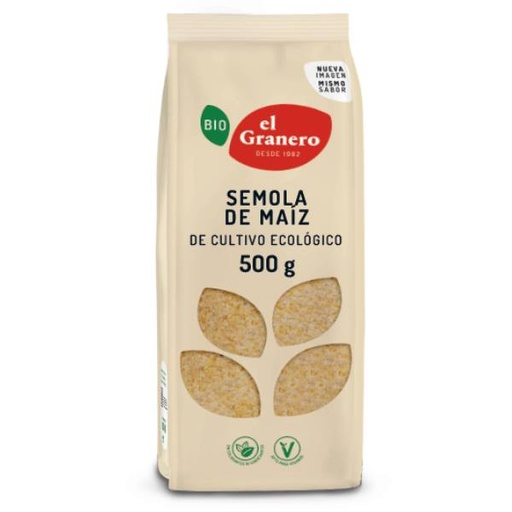[040606] Sémola De Maíz Integral Bio 500 G. - El Granero