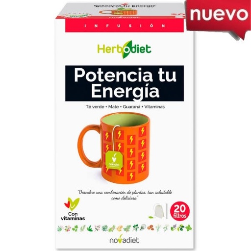 [011969] Novadiet Herbodiet Potencia Tu Energia 20 Filtros