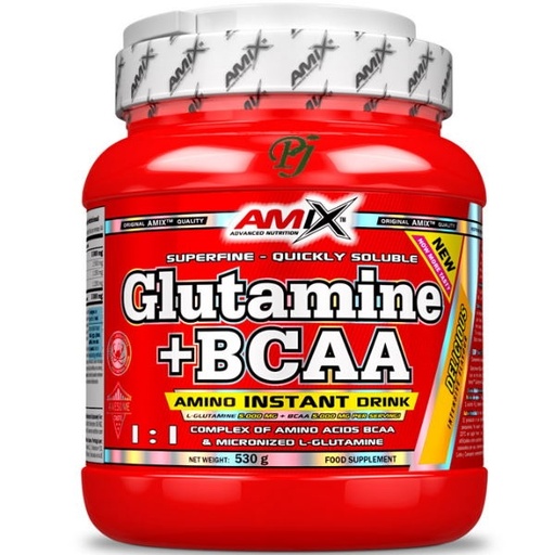 [175146] Glutamina + Bcaa 530 G. Naranja - Amix