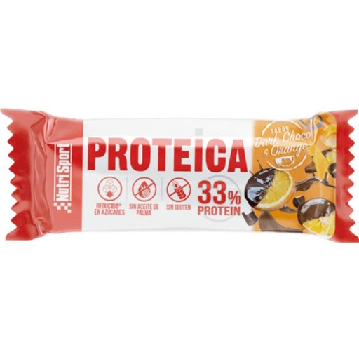 [175417] Barritas Proteica Choco Naranja 44 G. - Nutrisport