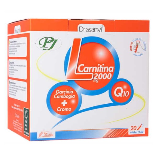 [17670] L Carnitina 20 Viales 2000 Mg. - Drasanvi