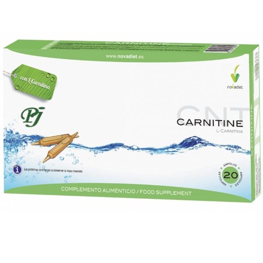 [17834] L-Carnitina Ampollas 20X10Ml - Novadiet
