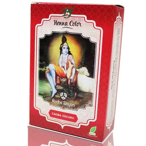 [18045] Henna Caoba Oscuro Polvo 100 G. - Radhe Shyam