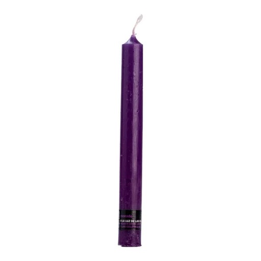 [181758] Vela Bujía Perfumada Violeta - Cerería Mollá