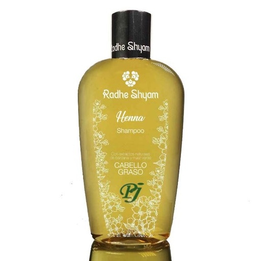 [18179] Champú Henna Cabello Graso 250 Ml. - Radhe Shyam
