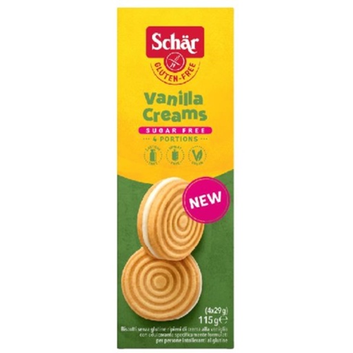 [205825] Galletas Vainilla Creams 4 X 29 G. - Schar