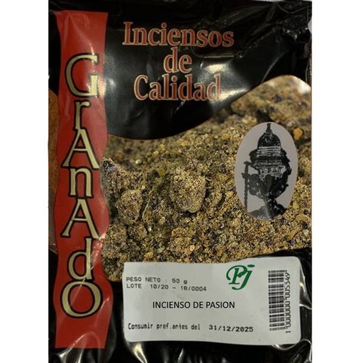 [184515] Incienso De Pasión Bolsa 50 G. - Granado Y Bencano