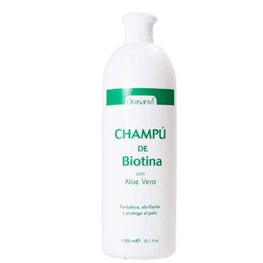 [184781] Champú Biotina Y Aloe Vera 1 L. - Drasanvi