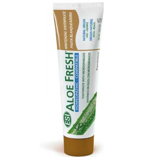 [184907] Dentífrico Aloe Fresh Compatible Homeopatía 100 Ml. - Esi