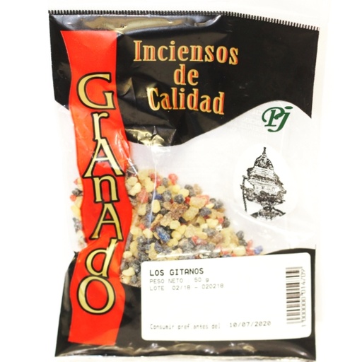 [185642] Incienso Los Gitanos Bolsa 50 G. - Granado Y Bencano
