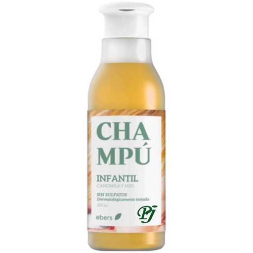 [185761] Champú Infantil Camomila + Miel 250 Ml. - Ebers