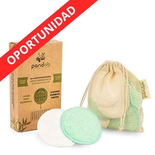 [185824] Discos Desmaquillantes Reut Bambú 10 x 8 Cm. - Pandoo