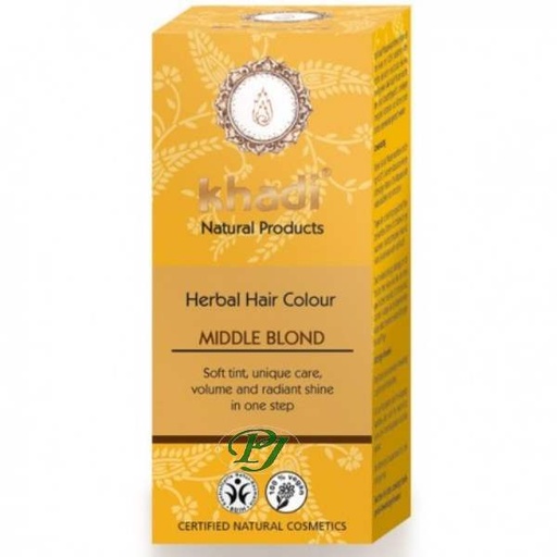 [186625] Henna Rubio Medio Pura Eco 100 G. - Khadi