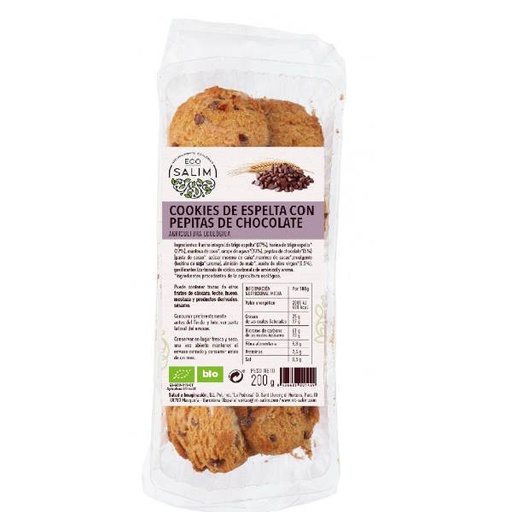 [201531] Cookies Bioegrales Choc Bio 200 G. - Eco Salim