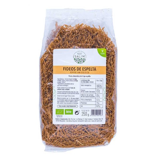[040258] Fideos Espelta Bio 250 G. - Eco Salim