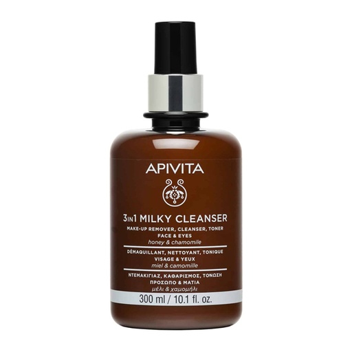 [187405] Crema Espuma Limpiadora Rostro Y Ojos 300Ml - Apivita