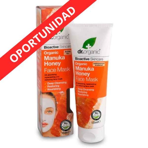 [187604] Miel Manuka Mascarilla Facial 125 Ml. - Dr. Organic