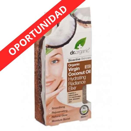 [187643] Aceite Coco Elixir Hidratante 30 Ml. - Dr. Organic