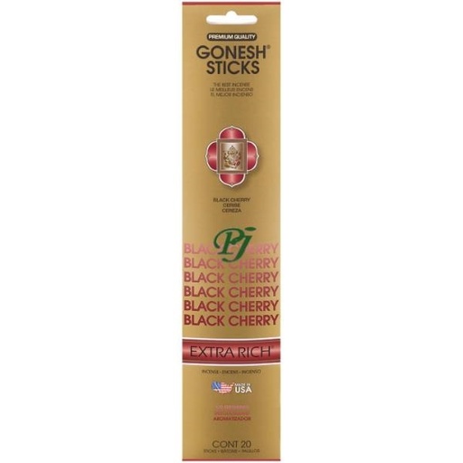 [187895] Incienso Cereza 20 Barritas Gonesh Sticks - Tierra Zen