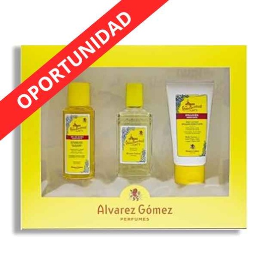 [188142] Caja Estuche Colonia + Gel Baño + Emulsión Hidratante - Álvarez Gómez