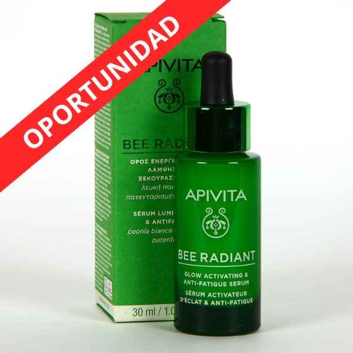 [188201] Bee Radiant Peonía Blanca Sérum Luminosidad Antifatiga 30 Ml. - Apivita