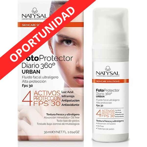 [188358] Fotoprotector Diario 360º Urban 30 Ml. - Natysal
