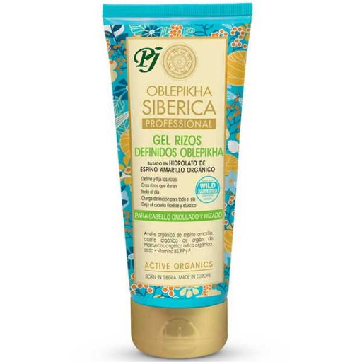 [188430] Gel Rizos Definidos Oblepikha Esp. Ama. 200 Ml. - Natura Siberica