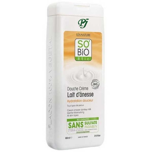 [188457] Gel Ducha Leche De Burra 650 Ml. Suave - Lea Nature