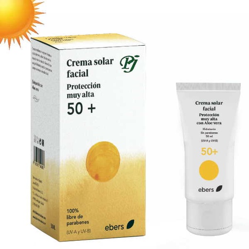 [188553] Crema Solar Facial 50 + Protección Muy Alta - Ebers