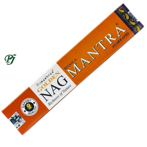 [188602] Incienso Golden Nag Mantra Barritas - Vijayshree