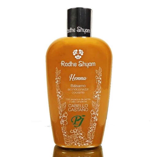 [18884] Bálsamo Castaño A La Henna 250 Ml. - Radhe Shyam