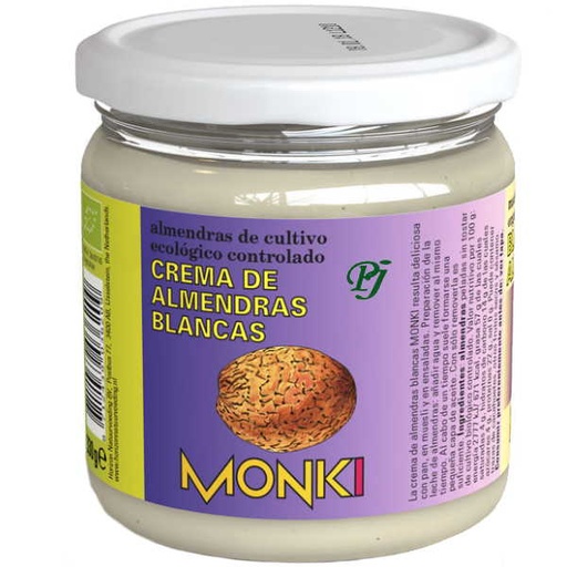 [201940] Crema Almendras Blancas Bio 330 G. - Monki