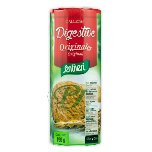 [202030] Galletas Digestive Original 190 G. - Santiveri