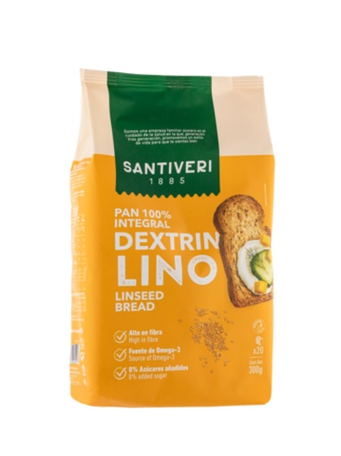 [20220] Pan Dextrin Lino 300 G. - Santiveri