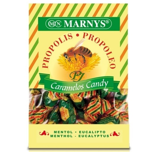 [20239] Caramelos Miel Eucalipto Propóleo Verde 60 G. - Marnys
