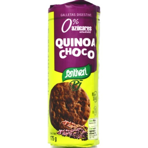 [202606] Galletas Digestive Quinoa Choco 175 G. - Santiveri