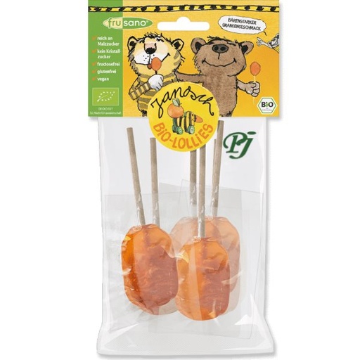 [202627] Piruletas De Naranja Bio 60 G. - Frusano