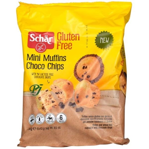 [202719] Mini Muffins Choco Chips 6 Uds. - Schar